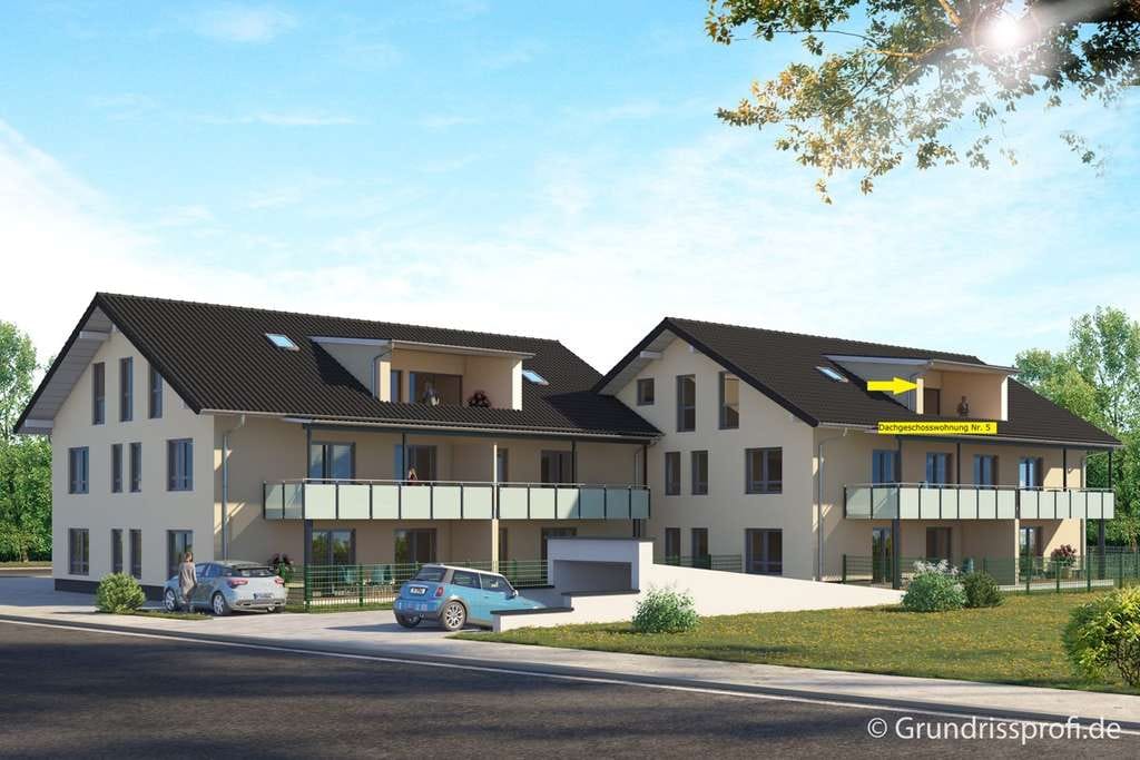 Immobilie in Ampfing - Exklusive Dachgeschosswohnung in Ampfing – barrierefrei, großzügig, perfekt angebunden - Bild 0