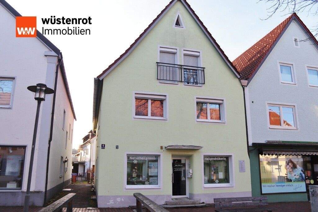 Immobilie in Obergünzburg - Saniertes Wohn- und Geschäftshaus mit Garage im Zentrum von Obergünzburg mit Renditepotential 4,7 % - Bild 0