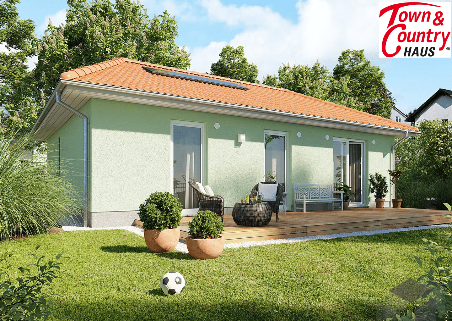 Immobilie in Knetzgau - Town & Country Bungalow 78 – barrierearmes Wohnen auf einer Ebene | ca. 76,65 m² in KNETZGAU - Bild 0