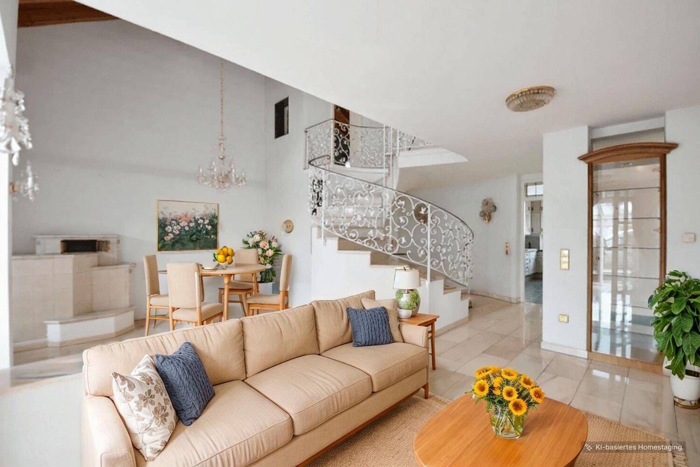 Immobilie in Limburgerhof - Stilvolles Einfamilienhaus mit schönem Wintergarten und Einliegerwohnung - Bild 2