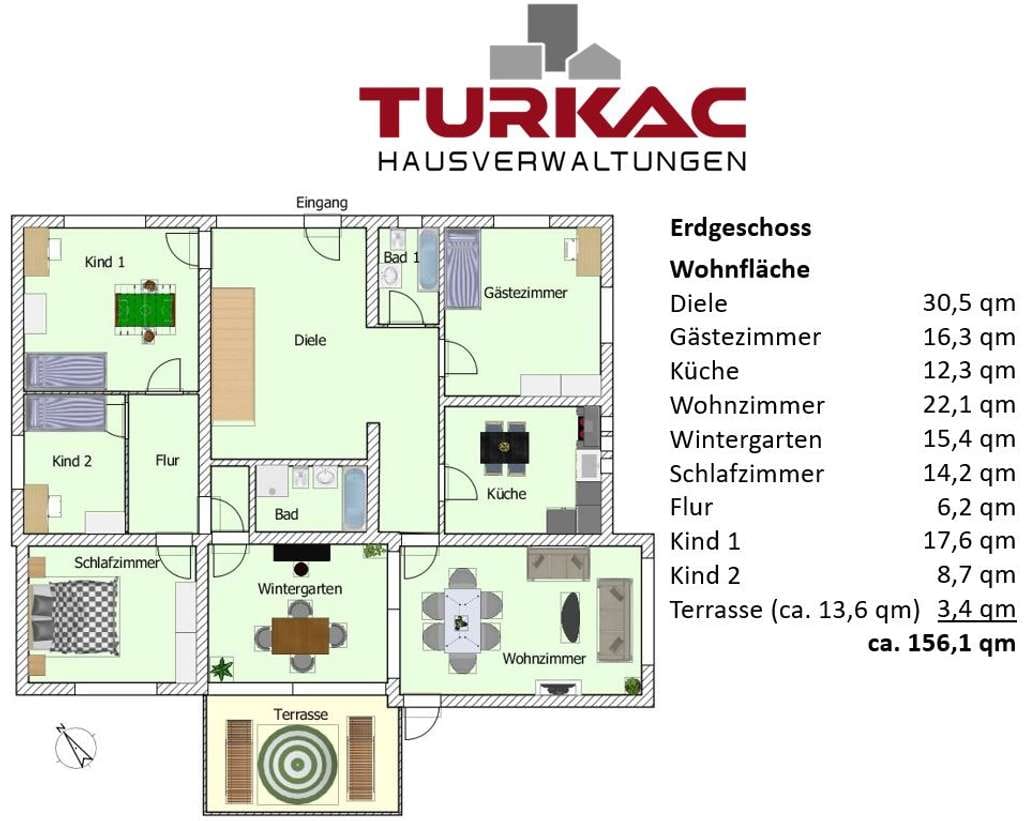 Immobilie in Wilnsdorf - 5 ZKB - Einfamilienhaus mit Terrasse und 2 ZKB Einliegerwohnung mit Terrasse in der Kernsanierung - Bild 1