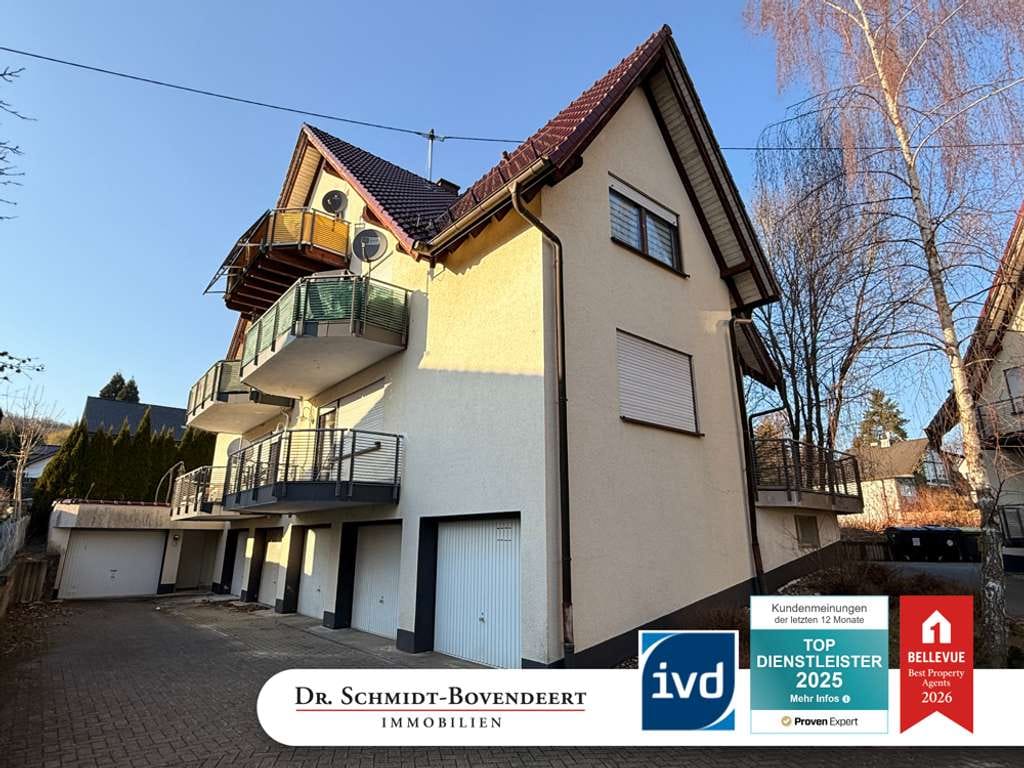 Immobilie in Bad Marienberg (Westerwald) - Solides Mehrfamilienhaus mit 5 Wohnungen und 5 Garagen! Stadt Bad Marienberg! - Bild 0