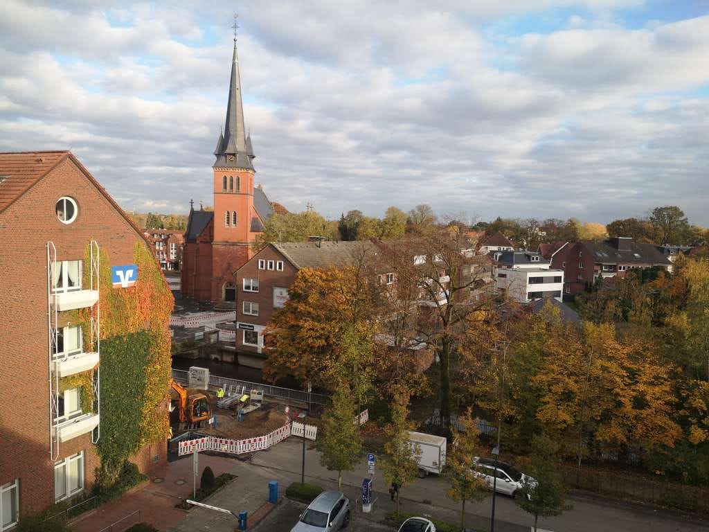 Immobilie in Gronau - 2-Zimmer-Eigentumswohnung in absoluter Citylage, 4. Etage mit Weitblick, jetzt zu verkaufen - Bild 0