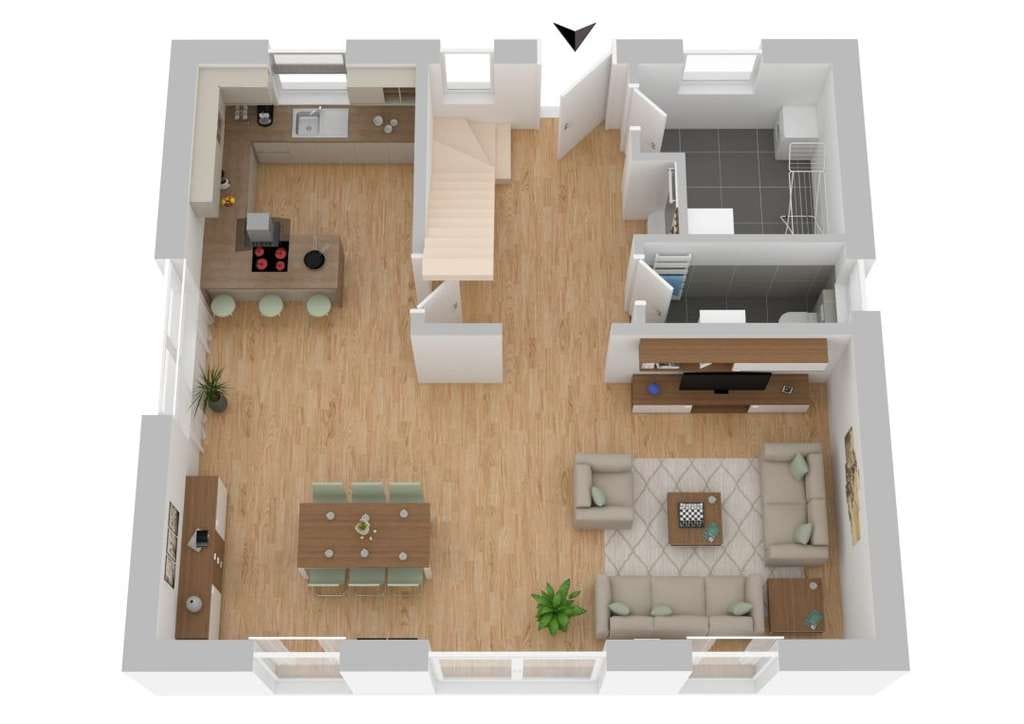 Immobilie in Reichenwalde - Stadthaus mit variablem Grundriss inkl. Grundstück - Bild 1