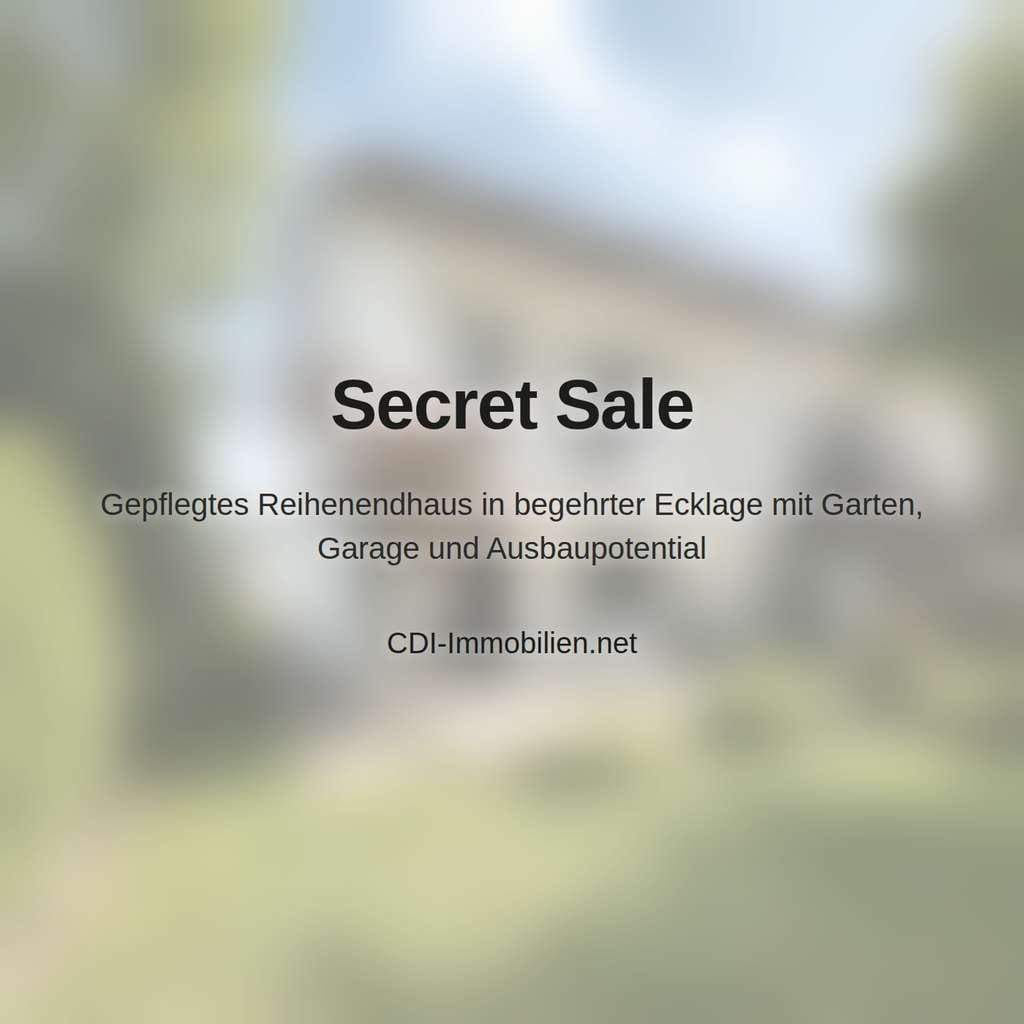 Immobilie in Geretsried - Gepflegtes Reihenendhaus in begehrter Ecklage mit  Garten, Garage und Ausbaupotential - Bild 0