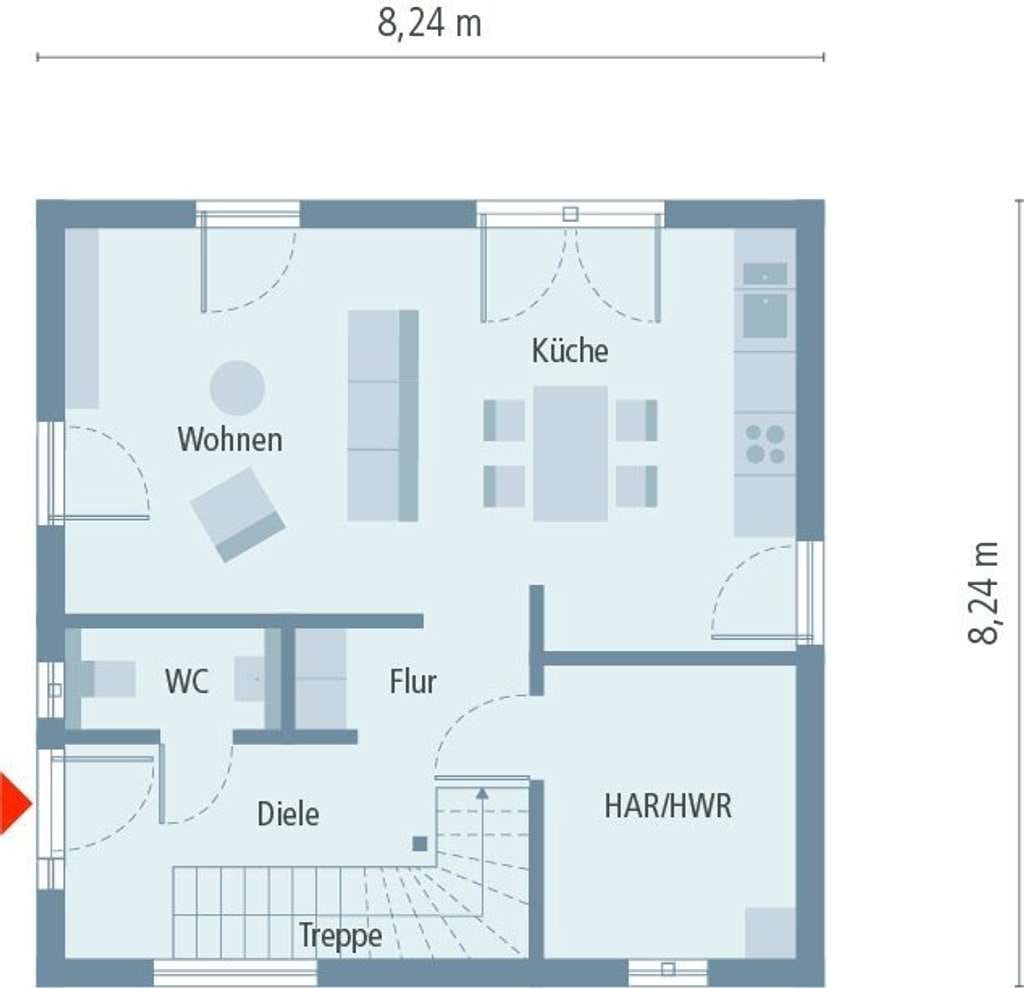 Immobilie in Titting - KOMPAKTES HAUS - DURCHDACHT BIS IN DEN LETZTEN WINKEL - Bild 2