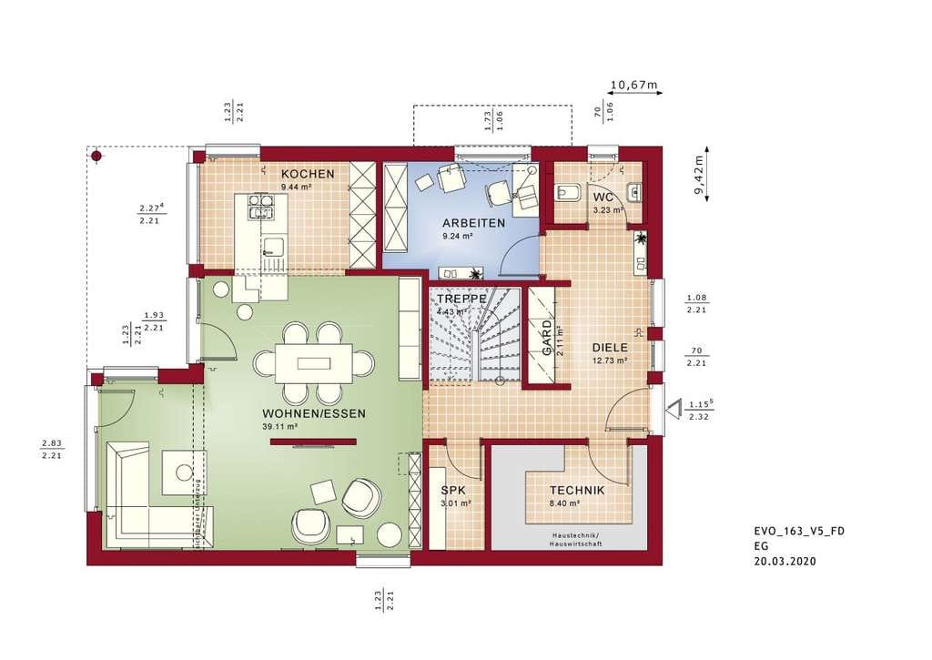 Immobilie in Eggingen - Bestpreisgarantie bei Bien-Zenker - Modernes Einfamilienhaus 163qm mit Grundstück - Bild 4