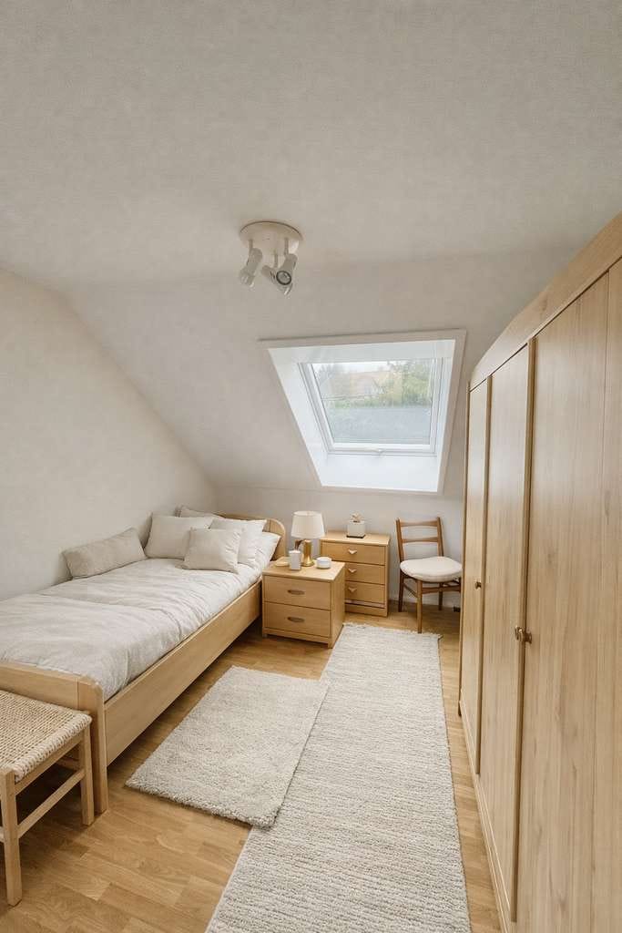 Immobilie in Merzhausen - Lichtdurchflutete 3-Zimmer-Wohnung im Dachgeschoss mit Balkon (EH70) - Bild 3