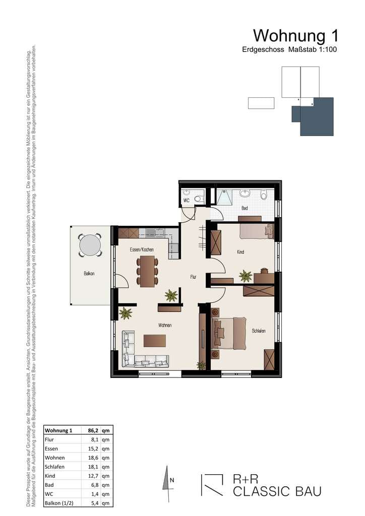 Immobilie in Rutesheim - Sanierung für zukunftsfähige Wohnträume! 3 Zimmer Wohnung inklusive Einbauküche! - Bild 2