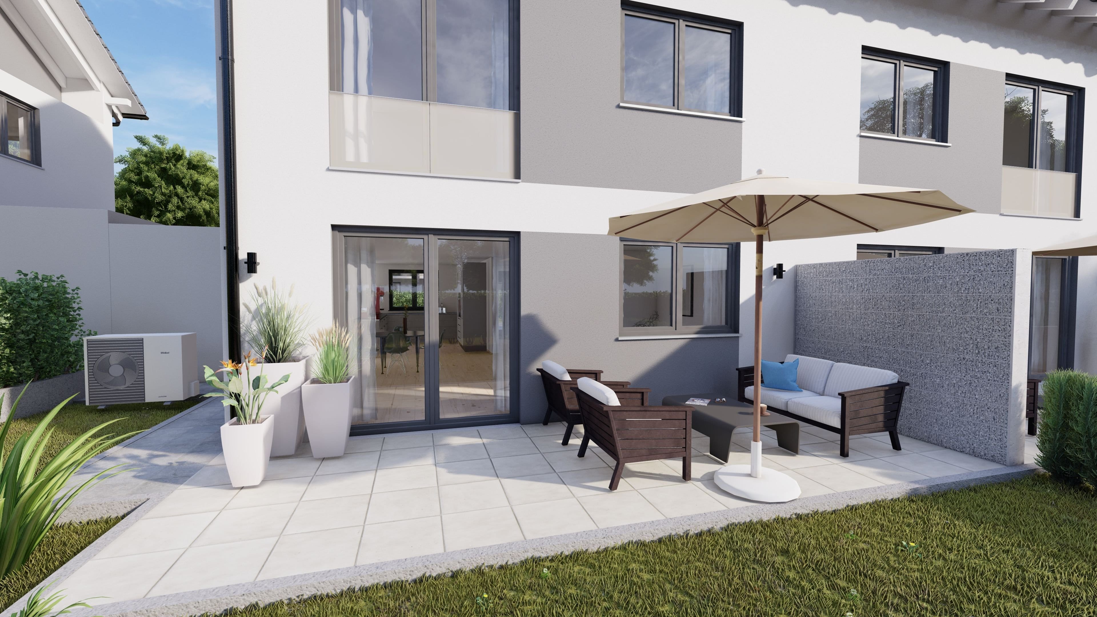 Immobilie in Großkarolinenfeld - Neubau. Große moderne Doppelhaushälfte - Bild 2