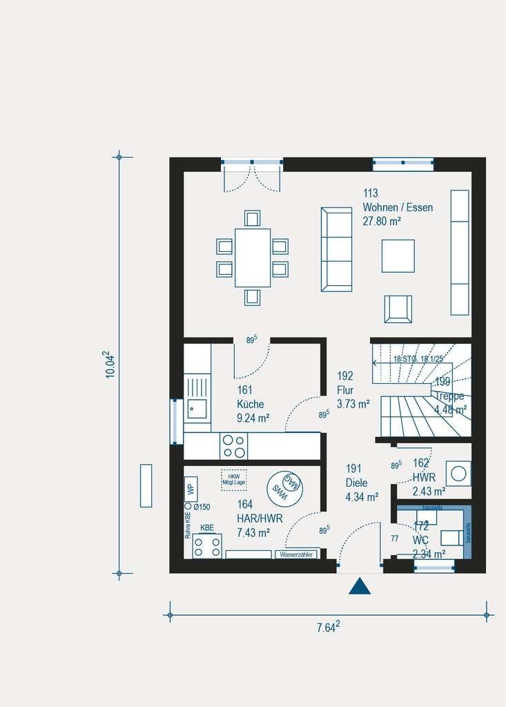 Immobilie in Dietenhofen - Individuell planbare Doppelhaushälfte in Dietenhofen - Ihr Ausbauhaus nach Maß - Bild 2