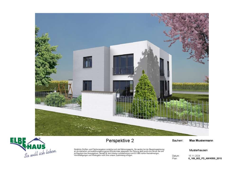 Immobilie in Schornsheim - Modern, Individuell, Massiv; Traumhaus im Bauhaustil! - Bild 1
