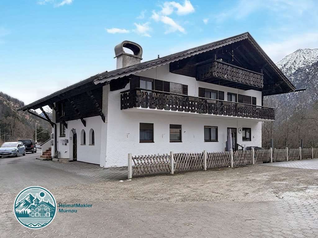 Immobilie in Oberau - Vermietete Erdgeschosswohnung mit Garten & Bergblick – 3 Zimmer in Oberau - Bild 0