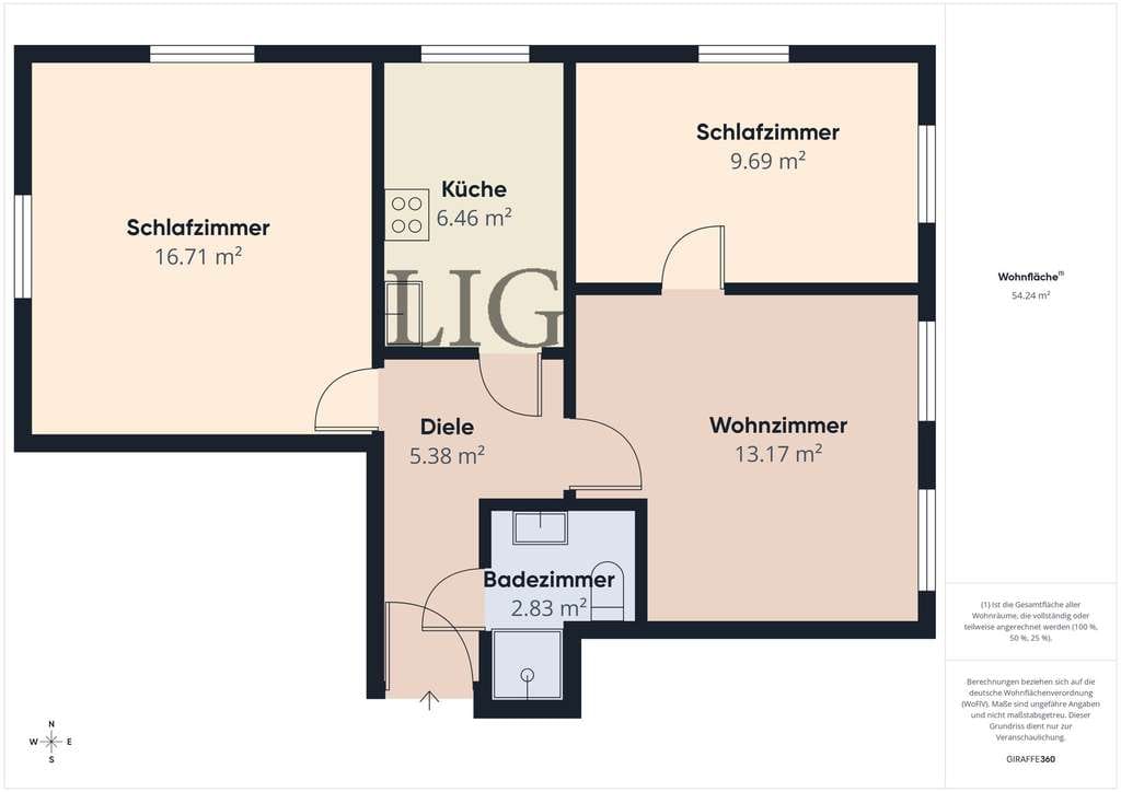 Immobilie in Langeoog - LAGE, LAGE, LAGE: Traumhafte Ferienwohnung nur wenige Meter vom Wasserturm und Hauptstrand entfernt! - Bild 1