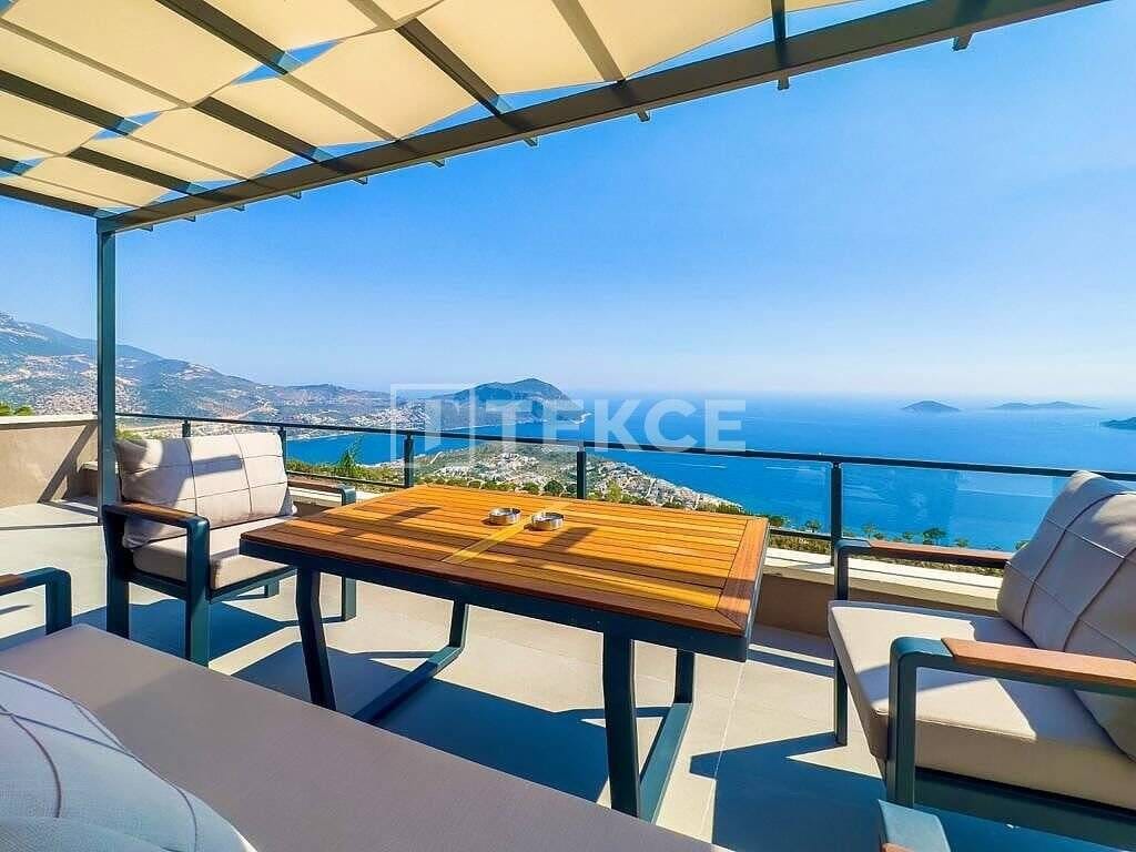 Immobilie in Paitzdorf - 4-Schlafzimmer-Villen mit Meerblick und privaten Pools in Kas Kalkan - Bild 0