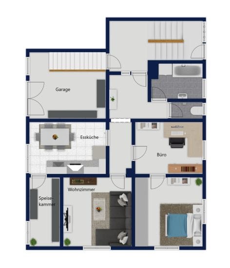 Immobilie in Murr - Dreifamilienhaus mit Garagen und großem Grundstück zur Bebauung - Bild 2