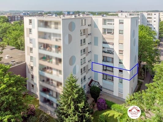 Immobilie in Monheim am Rhein - MONHEIM AM RHEIN:Helle und gepflegte Wohnung mit KFZ-Stellplatz im Grünen* provisionsfrei - Bild 0