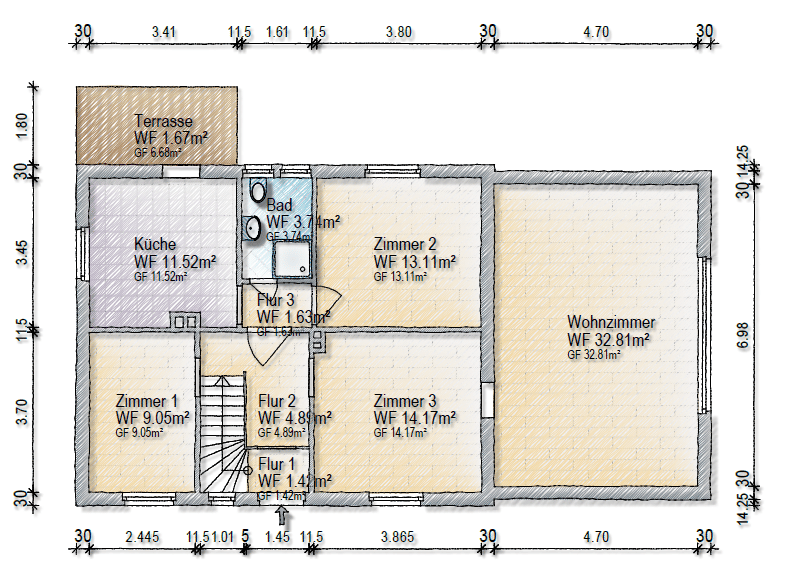 Immobilie in Lüneburg - EFH mit Einliegerwohnung und Keller in Lüneburg  - Bild 2