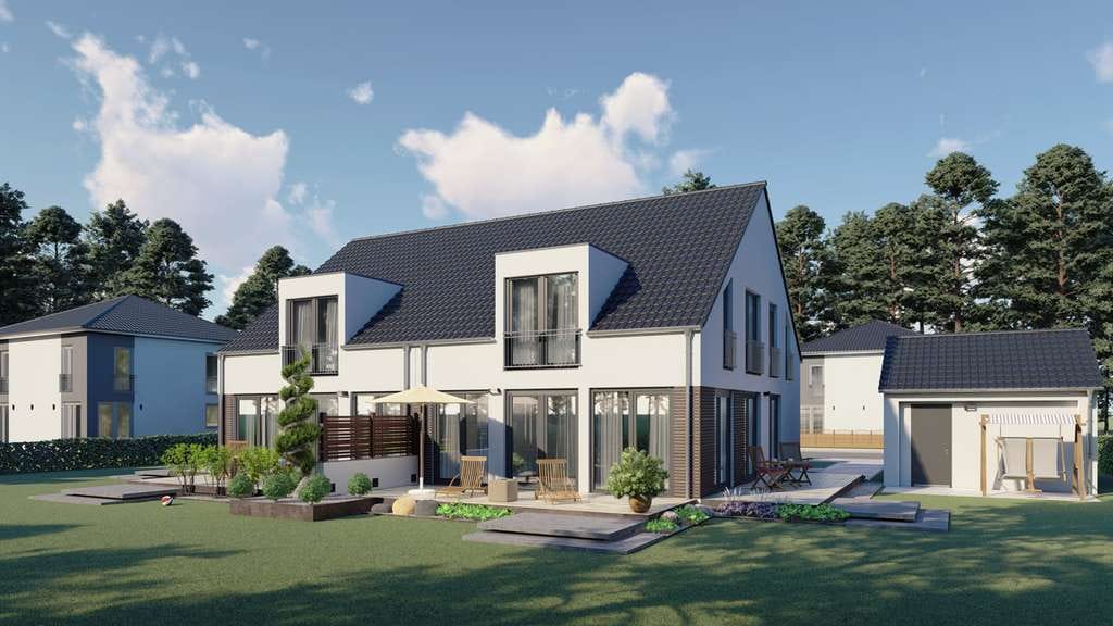 Immobilie in Grasbrunn - Ihr neues Zuhause: DHH (A+) inkl. Keller auf weitläufigem Grundstück in Grasbrunn/Neukeferloh - Bild 0