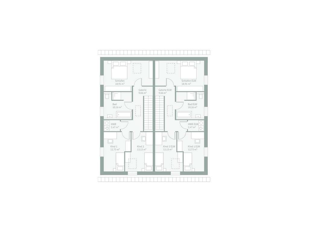 Immobilie in Genderkingen - 2x 50%  DeinMaxHaus 283S schlüsselfertig inkl. Grundstück - Bild 3