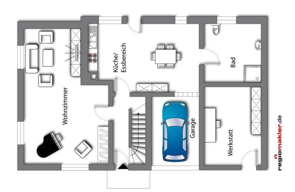 Immobilie in Kenzingen - Haus mit Charakter & vielseitigem Ausbaupotenzial! - Bild 5