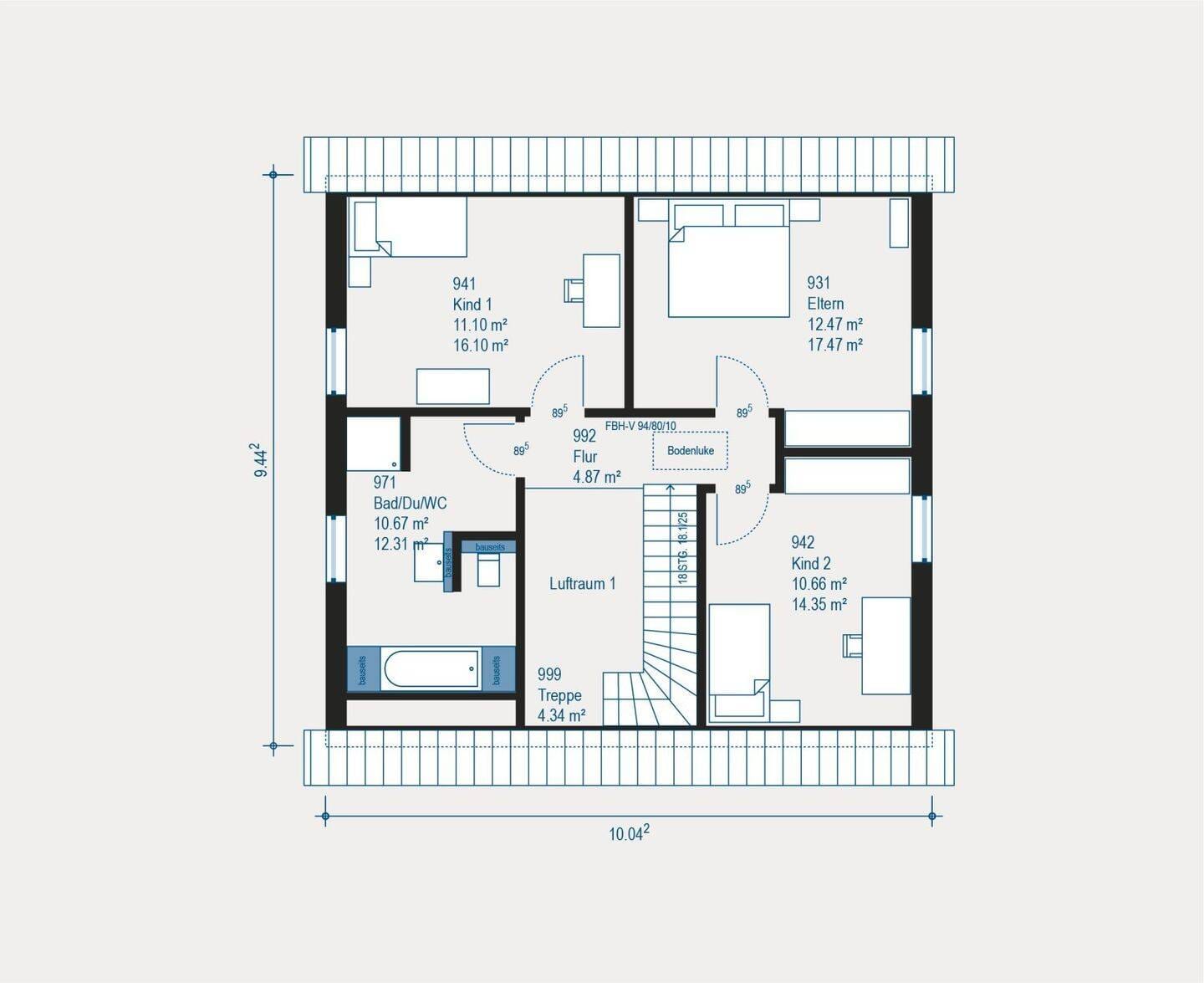 Immobilie in Merzkirchen - Individuell geplantes Einfamilienhaus in Saarburg - Ihr persönliches Zuhause nach Maß mit allkauf Fertighauskomfort - Bild 3