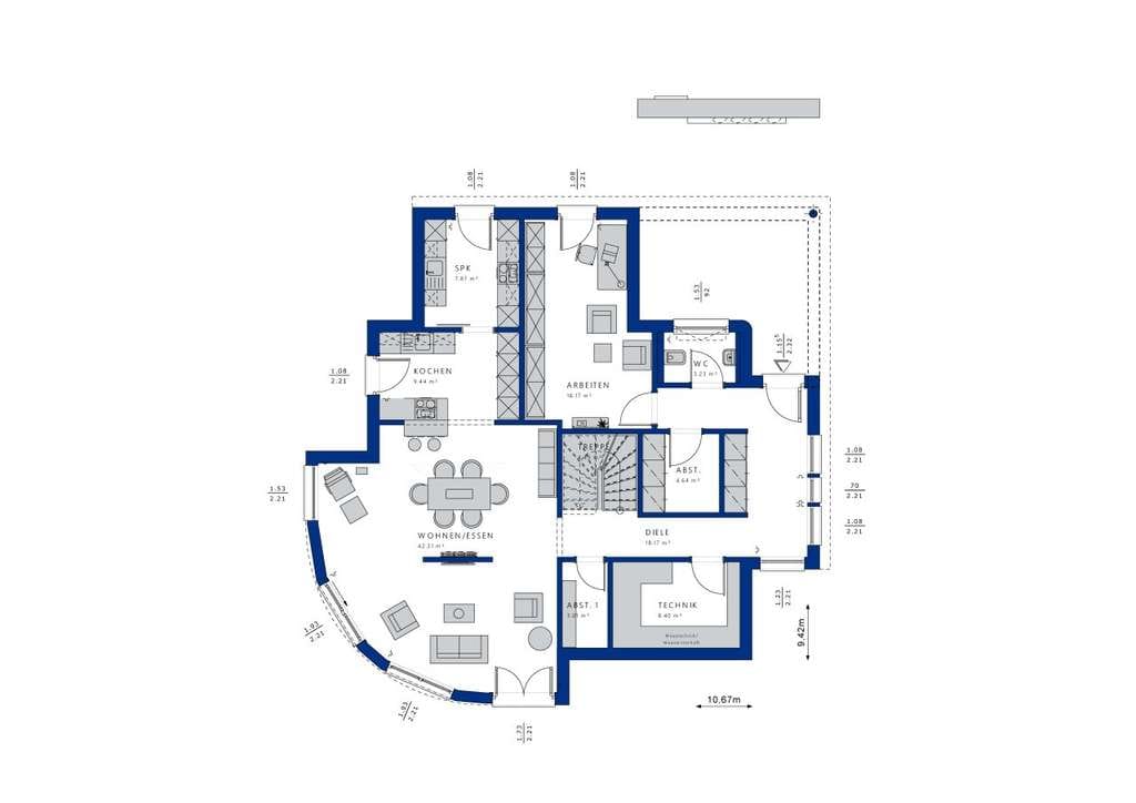 Immobilie in Pilsach - Modernes Wohnkonzept mit individueller Architektur auf großem Grundstück  - Bild 4