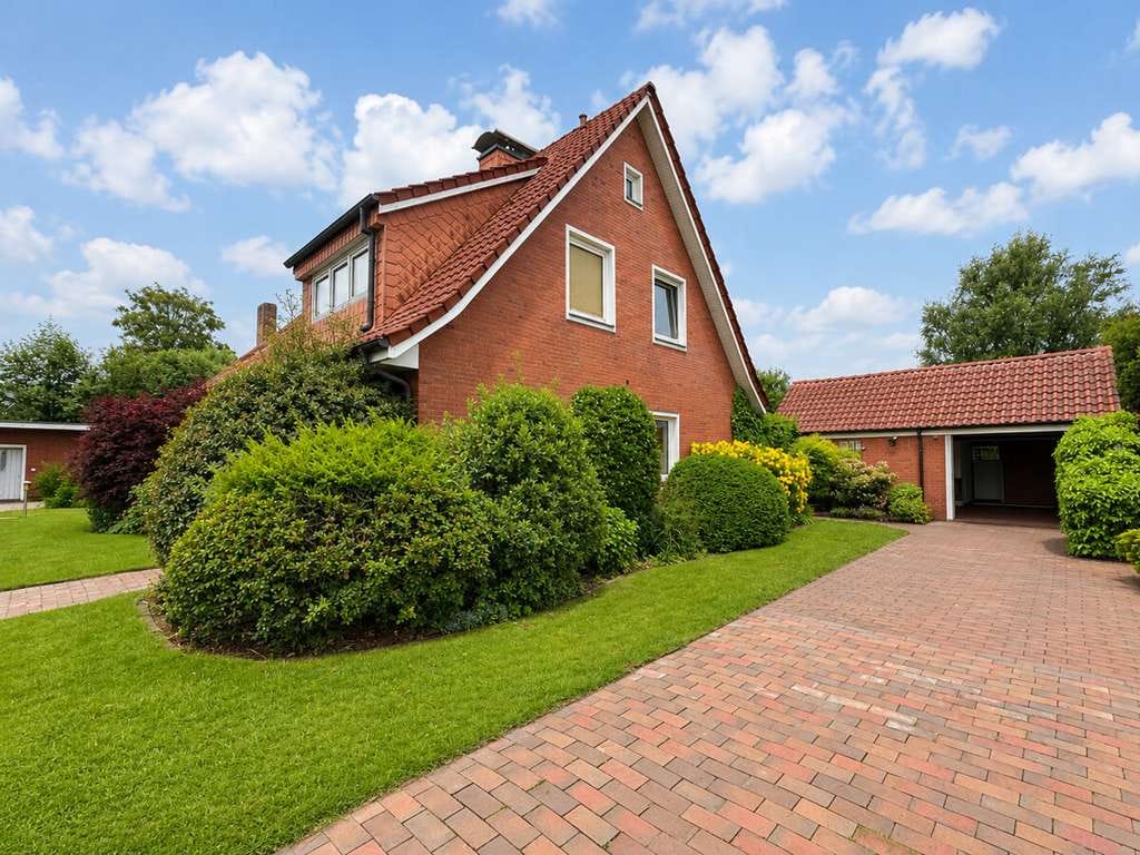 Immobilie in Esens - Großzügiges Einfamilienhaus mit Wintergarten, Kamin und Sauna in ruhiger Lage von Esens - Bild 1