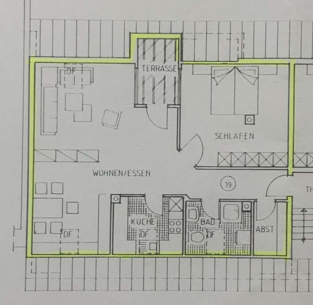 Immobilie in Kehl - 2,5 Zimmer Dachgeschosswohnung in Kehl - Bild 3