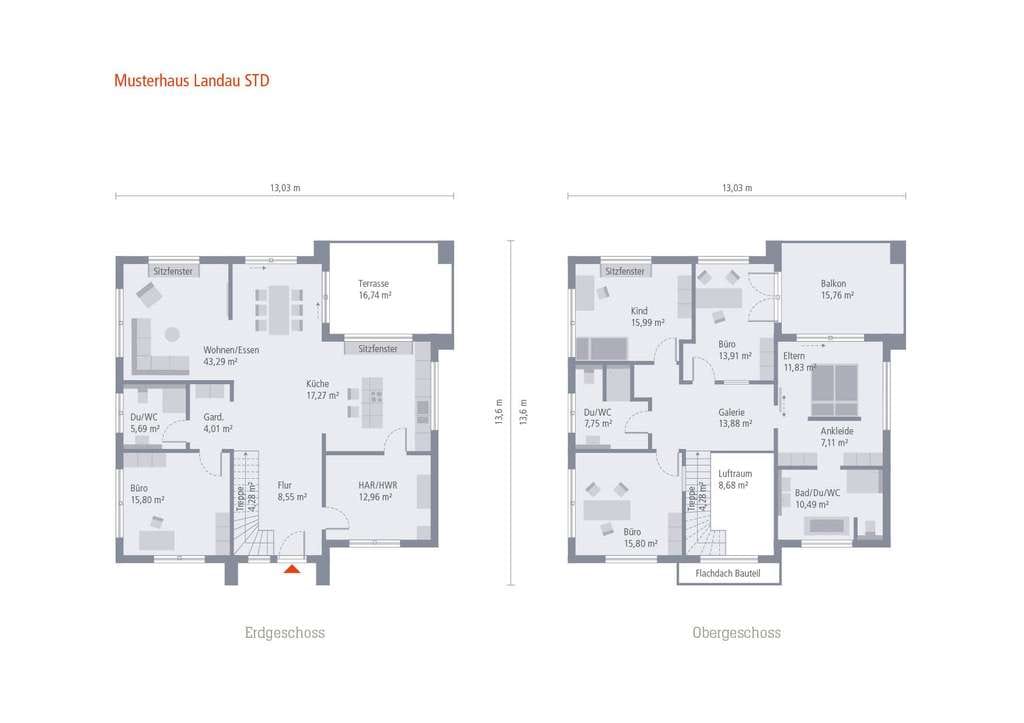 Immobilie in Maxhütte-Haidhof - Offen gestaltete Stadtvilla - Bild 1