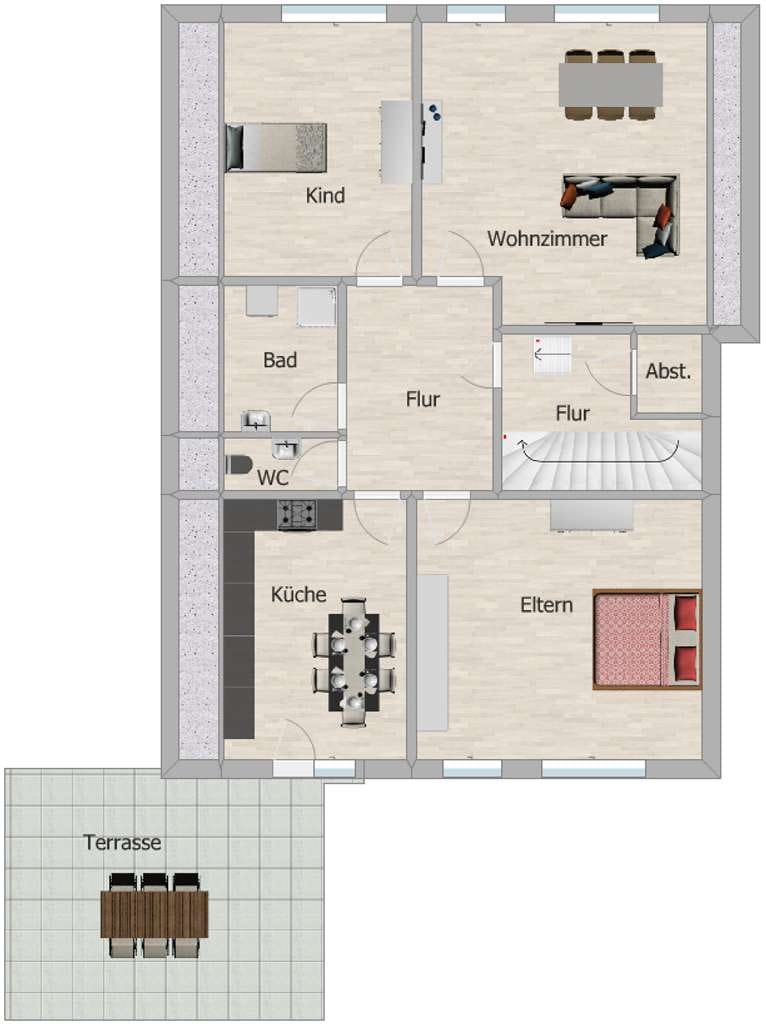 Immobilie in Papenburg - Einfamilienhaus mit 228 m² Wohnfläche in Papenburg Untenende - Bild 4