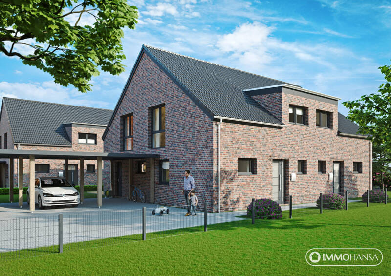 Immobilie in Artlenburg - Exklusive Neubau-Doppelhaushälfte in Artlenburg - Bild 1