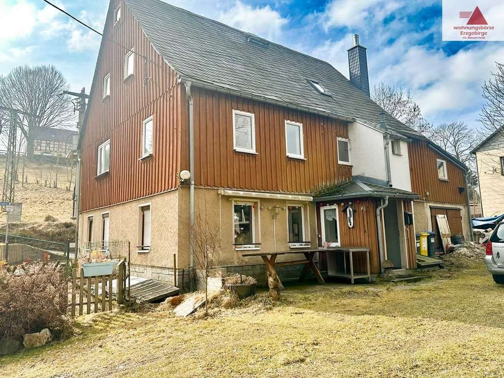 Immobilie in Elterlein - Ländlich wohnen: Einfamilienhaus zum Ausbau in Elterlein-Hermannsdorf: 170 m² & 1.469 m² Grundstück - Bild 3