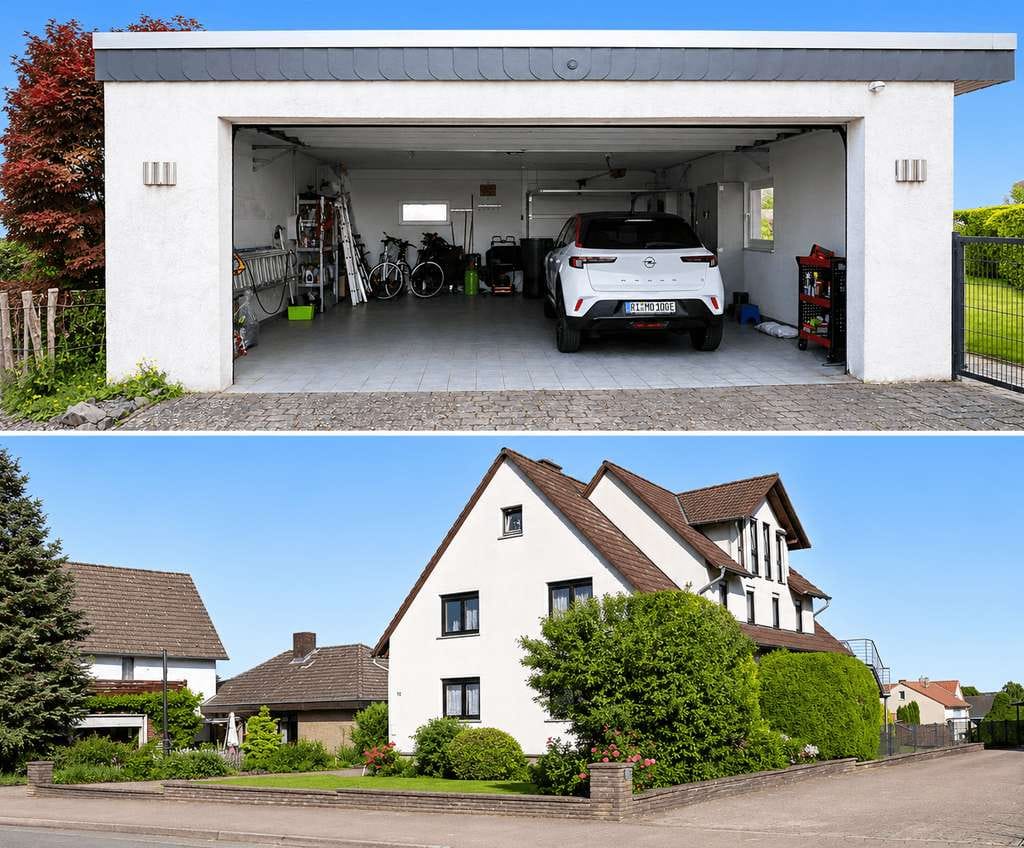 Immobilie in Hülsede - Wohnen mit Aussicht – Charmantes Zweifamilienhaus auf großzügigem Grundstück - Bild 3