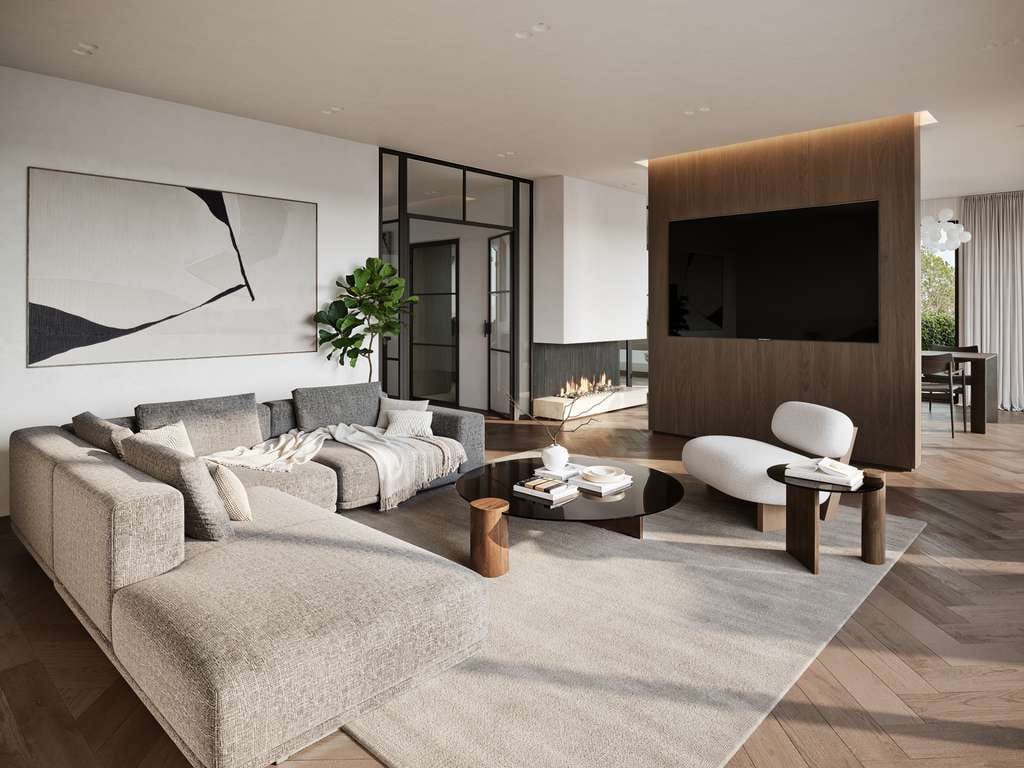 Immobilie in Feldafing - Architektur trifft Eleganz - Exklusive Villenhälften am Starnberger See - Bild 2