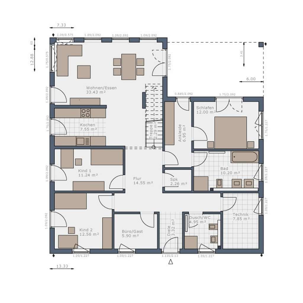 Immobilie in Auerbach in der Oberpfalz - Ein Zuhause fürs Leben – Ihr Neubauhaus mit 4 Zimmer in Auerbach - Bild 3