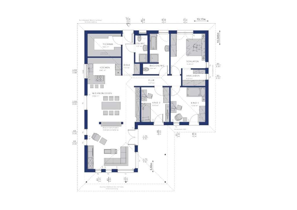 Immobilie in Rüdesheim - Ebenerdiger Wohntraum von Bien Zenker- Bungalow inkl. Baugrundstück geplant nach Ihren Wünschen - Bild 2
