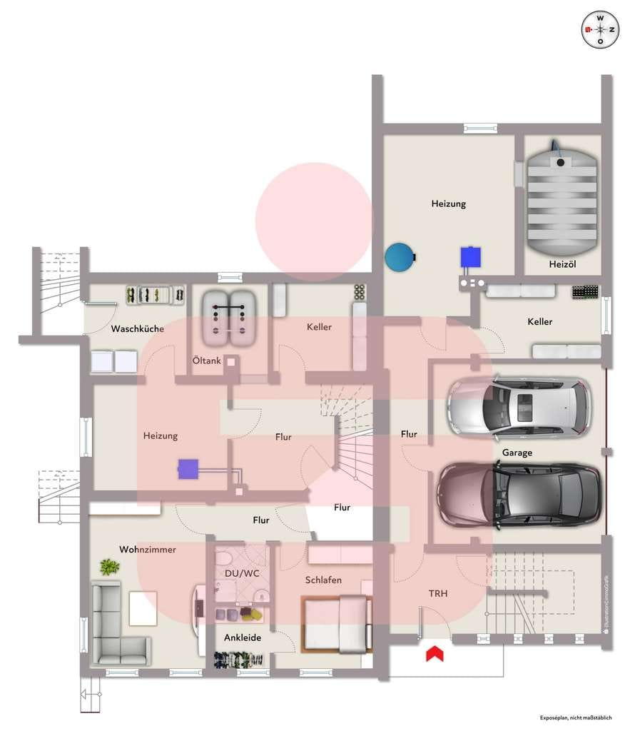 Immobilie in Bad Hindelang - Platz für Generationen und neue Ideen - großzügiges Zweifamilienhaus mit Ausbaupotential in "Bruck" - Bild 3