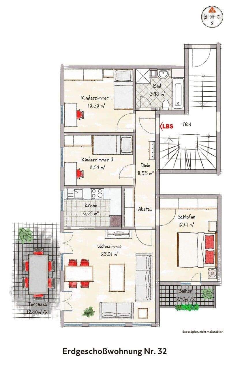 Immobilie in Grafrath - Traumhafte Erdgeschoß-Wohnung in guter Lage - Bild 1