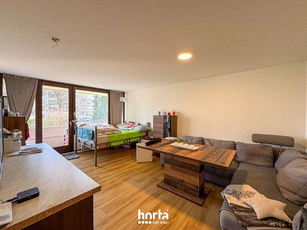 Immobilie in Konstanz - Attraktiv gelegene 1-Zimmer-Wohnung mit TG-Stellplatz in Konstanz-Wollmatingen - Bild 1