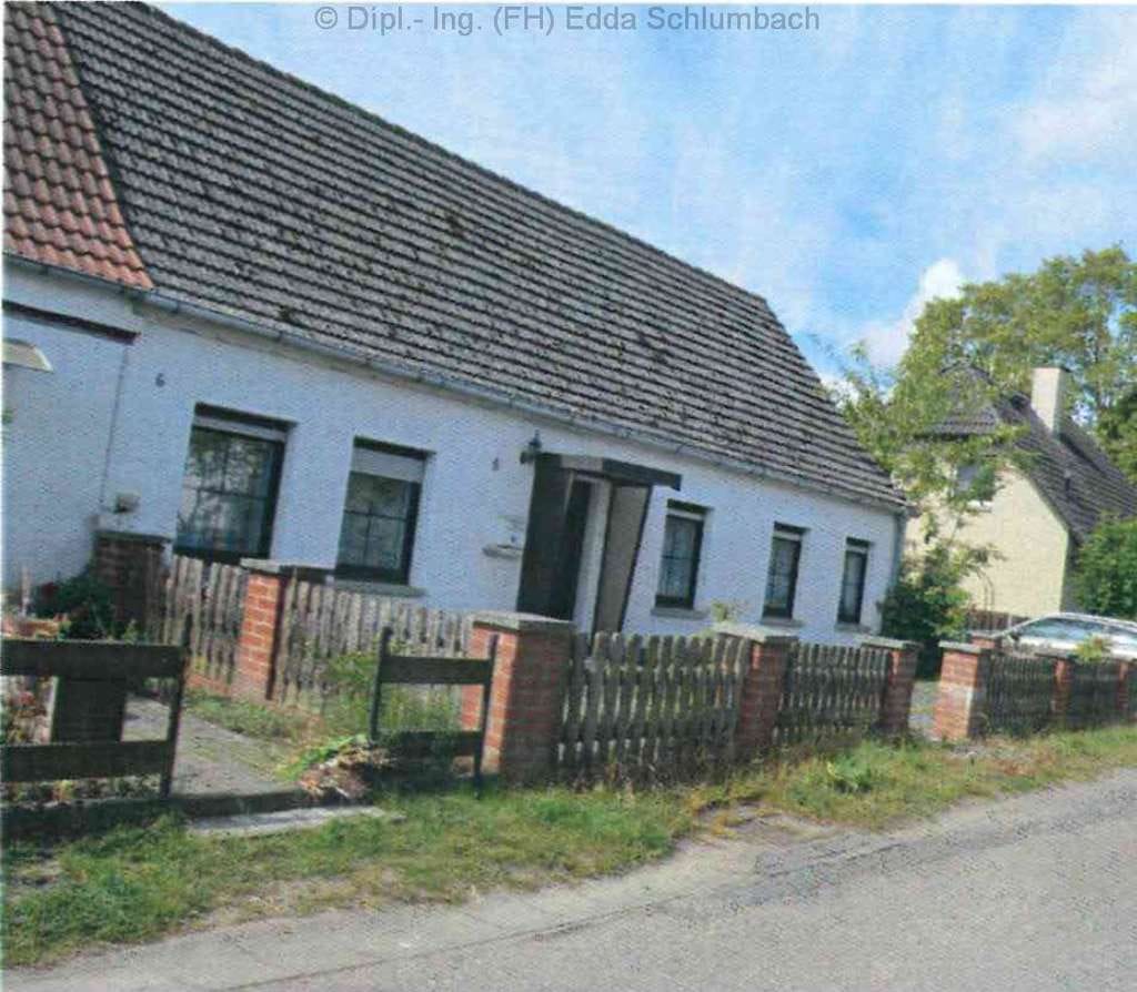 Immobilie in Wittstock/Dosse - Doppelhaushälfte - sainerungsbedürftig - Bild 0