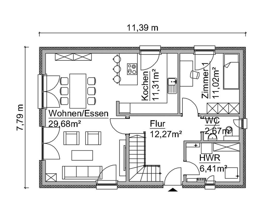 Immobilie in Burow - A+ EFH inkl. 780 qm Grundstück in 17089 Burow - Bild 1