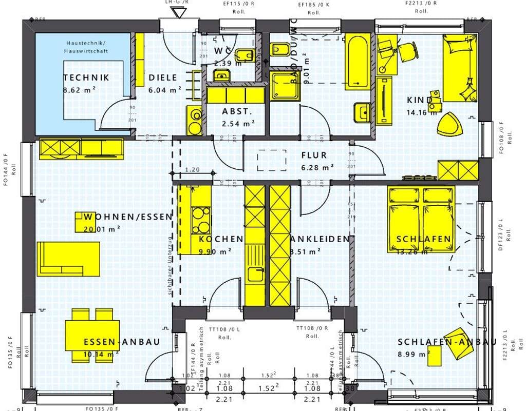 Immobilie in Tüßling - LivingHaus Bungalow - Ihr individuelles Traumhaus - Bild 1