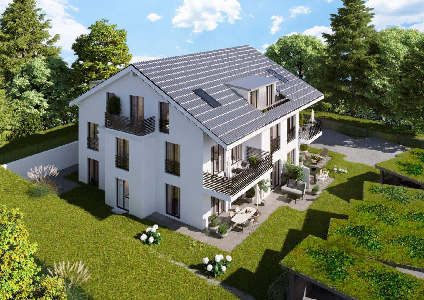 Immobilie in Zorneding - Neubau in Pöring - Moderne 1,5-Zimmer-Wohnungen in ruhiger Lage - Bild 0