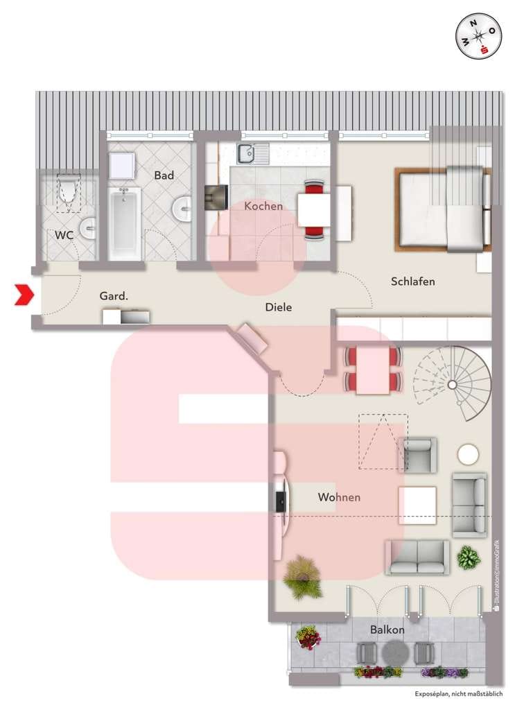 Immobilie in Marktoberdorf - Junge Wohnung - Viele Möglichkeiten - Bild 1