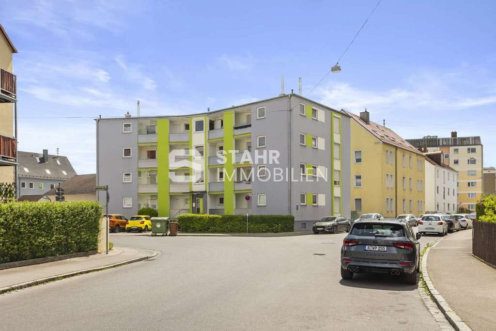 Immobilie in Augsburg - 1,5-Zimmer-Wohnung mit Südbalkon & Stellplatz - Bild 0