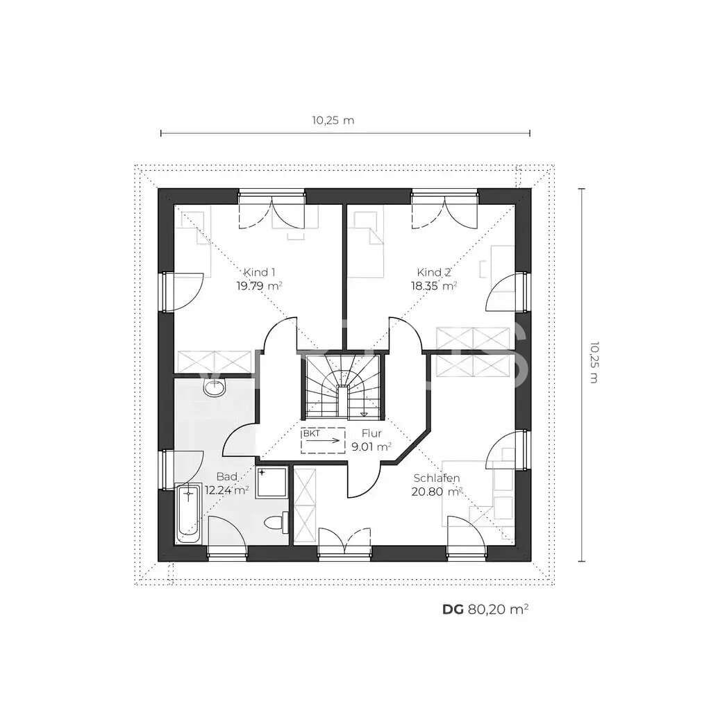 Immobilie in Kritzmow - Architektur trifft Wohnqualität - moderne Stadtvilla in hochwertiger Massivbauweise - Bild 2