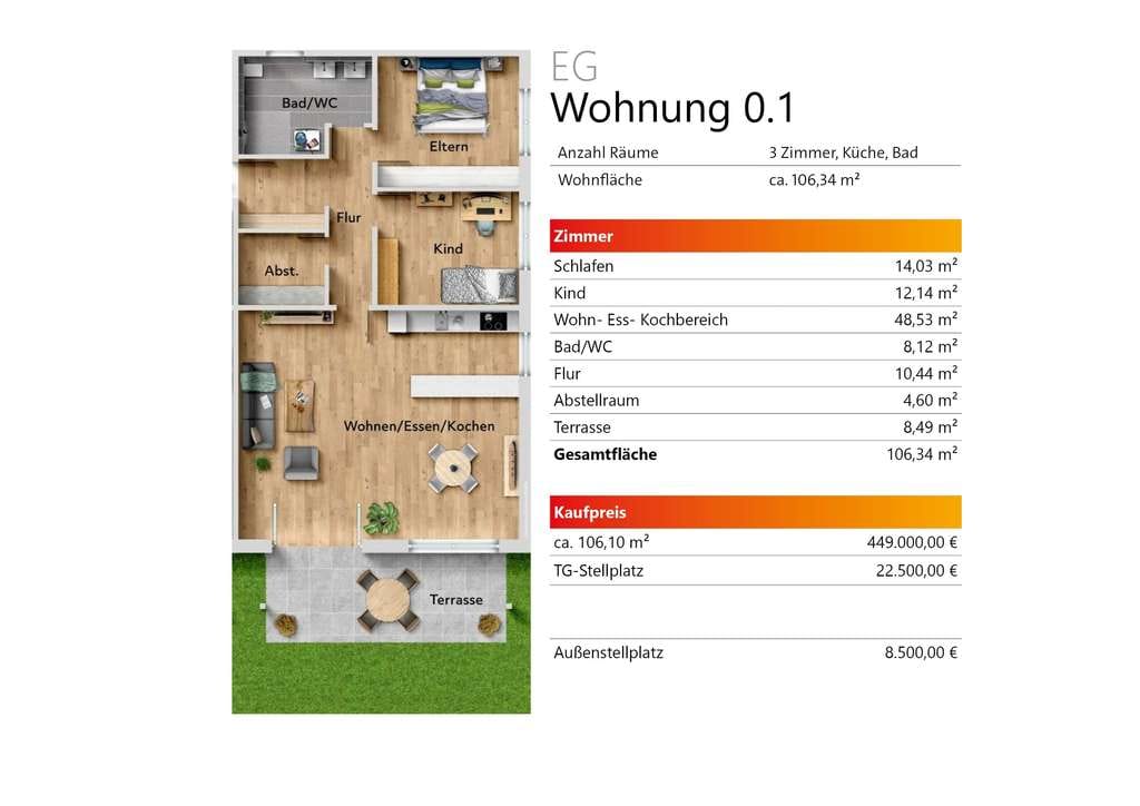Immobilie in Orsingen-Nenzingen - EH40: Regional. Effizient. Zukunftssicher. – Das neue 8-Familienhaus für alle Generationen! - Bild 0