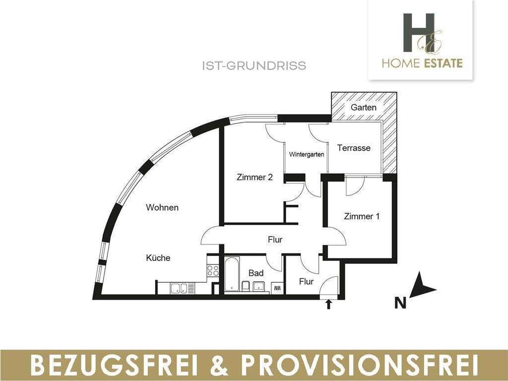 Immobilie in Teltow - Bezugsfreie 3 - 4 Zimmer Wohnung mit Terrasse & Provisionsfrei - Bild 1