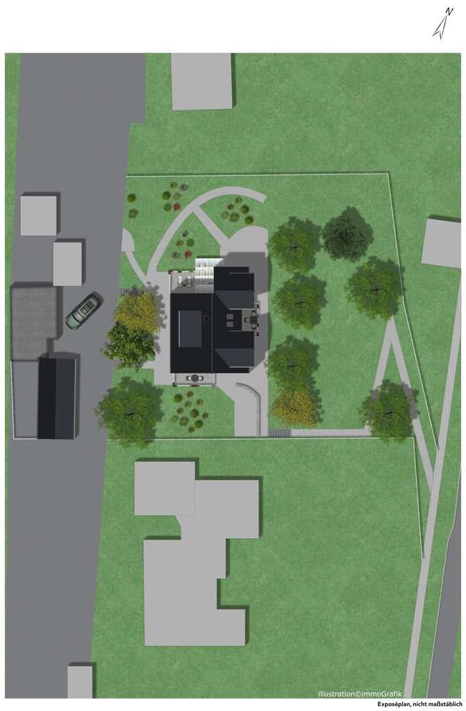 Immobilie in Epfendorf - Familienhaus mit 2 Wohnungen.
7 Zimmer. 183 m². Traum-Ausblick.
3 Garagen. Herrliches Grundstück. - Bild 0